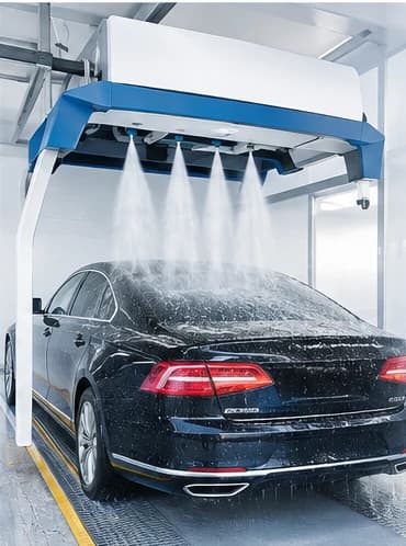 Bước 2: Xịt rửa áp lực cao